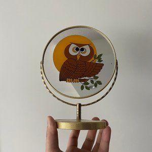 VINTAGE OWL MIRROR